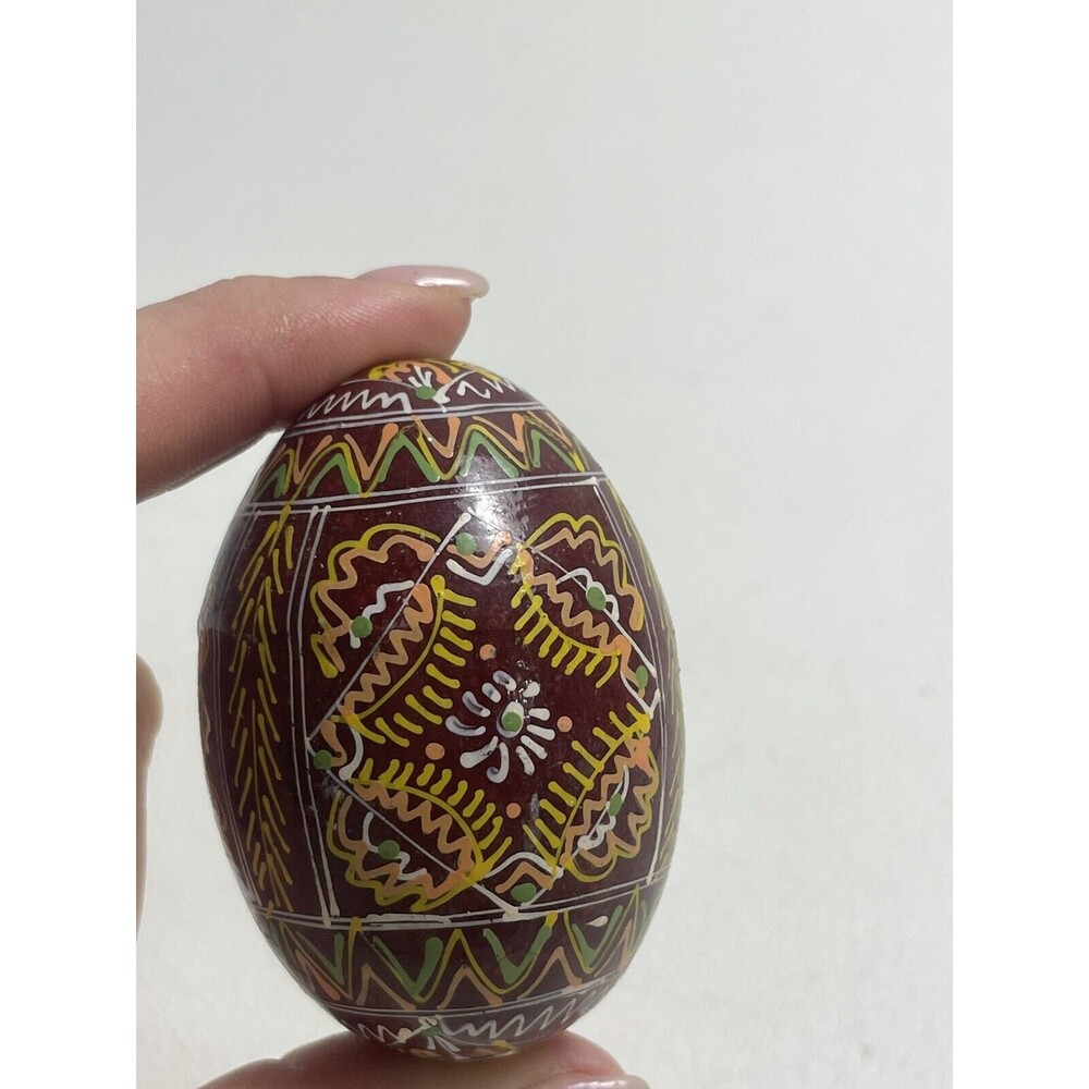 VTG Made In The USSR hand Pai Ted Russian Egg Multicolor